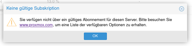 Keine gültige Subskription / no valid subsription